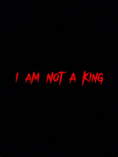 I Am Not A King, I Am Not A God, I Am Cristiano!