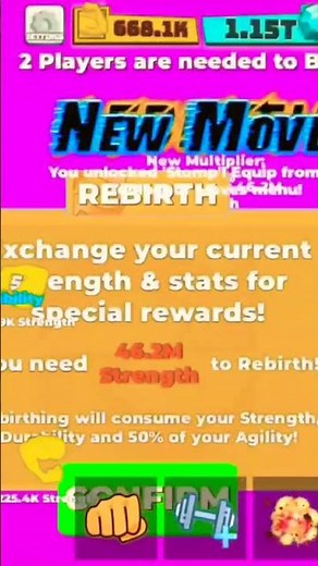 Muscle legends, auto rebirth