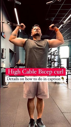 High Cable Curl: How to Do It, Stay Injury-Free, and Maximize Gains #bicepworkout #beginnerfriendly
