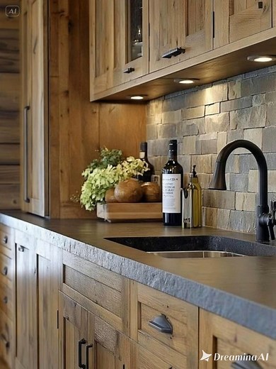 Rustic Kitchen Design: Experience Cabin Luxury at Home