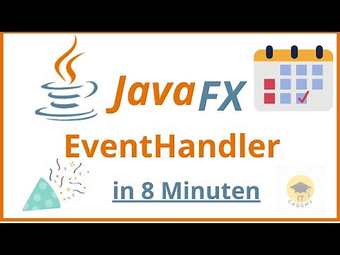 JavaFX EventHandler 🎉 | Javafx Tutorial Deutsch