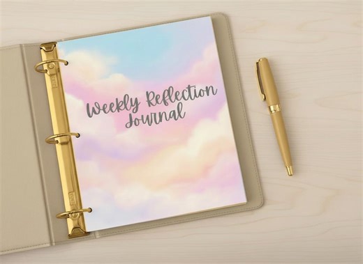 Journal for Weekly Reflection - Download and Print - Etsy