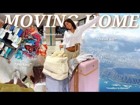 MOVING BACK TO FLORIDA || Pack with me + travel day