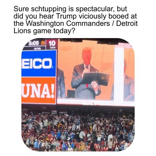 6.2K views · 555 reactions | Leave whatever debauchery is happening at Mar-a-Lago to fly back to Washington DC for an appearance at the Washington Commanders / Detroit Lions game and this is the thanks Trump gets? 壟 | Corey Marshall-Steele | Facebook