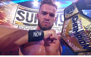 Top AEW star takes a dig at major WWE error ahead of Austin Theory's match at Survivor Series WarGames