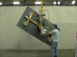 Vertical Electric Powered Vacuum Lifter with Powered Rotation - ANVER Corporation