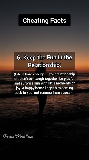 7 Ways to Prevent Your Man From Cheating on You..... . . . . . . . . . . . . . . #GuyFacts #menfacts #womenfacts #lovefacts #dailyfacts #relationships #facts #factsonly #psychologyfacts | Positive MindScape