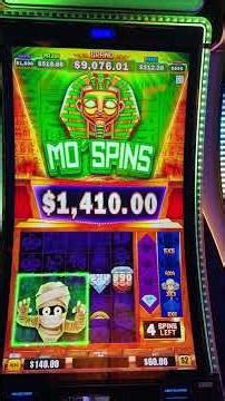 1st spin on mo mummy jackpot!