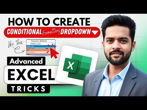 Advanced Excel Tutorials | Dropdown with Conditional Formatting in Excel | Advanced Excel Tricks