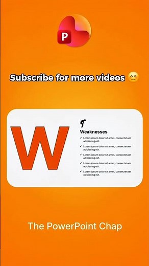 How to create SWOT Analysis Slides Animation in PowerPoint 🔥🤯 #powerpoint #tutorial #students