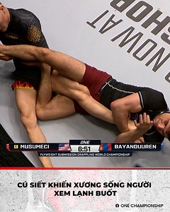 54K views · 387 reactions | Cú siết khiến xương sống người xem lạnh buốt A Twist That Sent A Chill Down Everyone’s Spine #masteroffightchampionship #onechampionship | Master of Fights Championship | Facebook