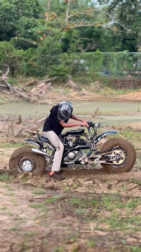 Both Wheels Drive Together on Our Homemade 2WD Bike 🔥 | Handmade OffRoad 2x2 Bike #diybuild #diy