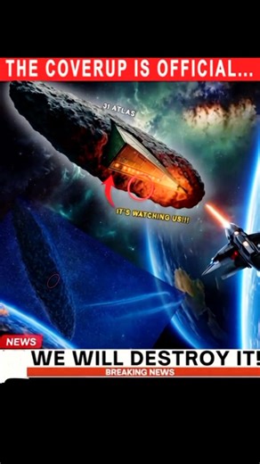 What if that giant object near Earth… isn’t just a rock? Scientists call it 31 ATLAS, but insiders claim it’s something much more — a massive alien ship watching us silently from the shadows of space! And now, top secret sources say the plan is to destroy it before it gets too close! 💥 Is this a real extraterrestrial threat… or the biggest space cover-up of our time? 🌌 Imagine — a ship the size of a mountain drifting toward Earth, glowing with unknown energy. They say it’s watching… and waitin