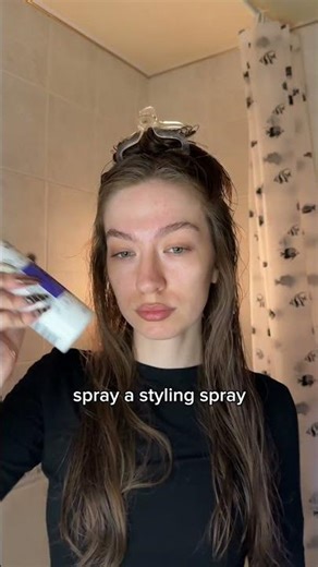 Follow this simple technique to get straight and frizz-free hair#nonothing #hairmist#antifrizz