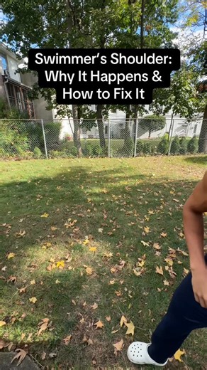 Swimmer’s Shoulder can sideline your training — here’s how to fix it before it gets worse. 🩵🏊‍♂️ #swimcoach #swimming #shoulderpain #relatable #coachocean | Ocean Sebastian Saric