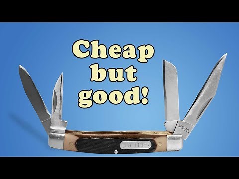 CHEAP Pocket Knife for Whittling! Old Timer 44OT Workmate Review
