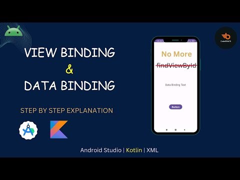View Binding and Data Binding in Android Studio using Kotlin🔥 | #android #kotlin #codewithts