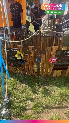 We had some fabulous crafts and traders at Warwick in 2025! Some friendly returning faces, as well as some new ones! We are already looking forward to seeing who will be in our festival village this summer! 🧵👩‍🎨 #crafts #warwickshire #warwick #folkmusic #folk #tradmusic #musicfestival #livemusic #folkfestival | Warwick Folk Festival