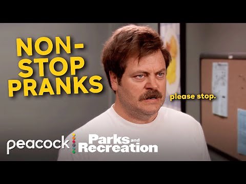 Parks PRANKS that make me audibly burst out laughing | Parks and Recreation