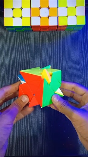 DOT in AXIS CUBE! 👀🤯 #rubikscube #cubing #shorts