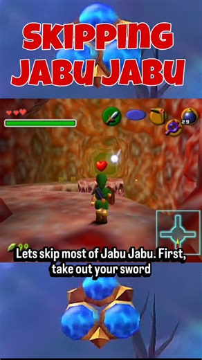 RupeeCollector64 on Instagram: "This is how you skip most of Jabu Jabu 🐟 . . . #zelda #ocarinaoftime #retro #majorasmask #nintendo"