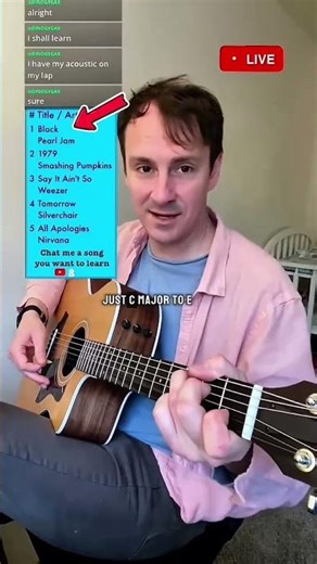 “Black” Pearl Jam Guitar Tutorial