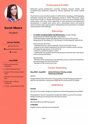 Write a CV with no experience in 2026 [Start your career]