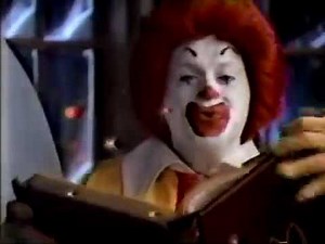 1991 McDonald's Commercials and Ronald McDonald Reading - Aired December 20, 1991