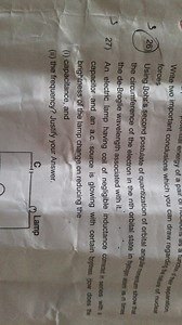 3 26) Using Bohr's second postulate of quantization of orbital ... | Filo