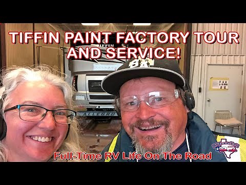 Inside Look: Tiffin Motorhomes Paint Factory Tour and Service