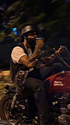 BILLY | CHOPPER🎥 Its not a motorcycle baby, ITS A CHOPPER❤️ How many people go for a ride at night for therapy? #bikeride #biker #happy... | Instagram