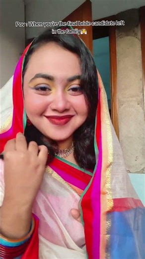 When you’re the final bride candidate left in the family👰 ❤️ #dalicrazylifestyle #foryou #bollywood