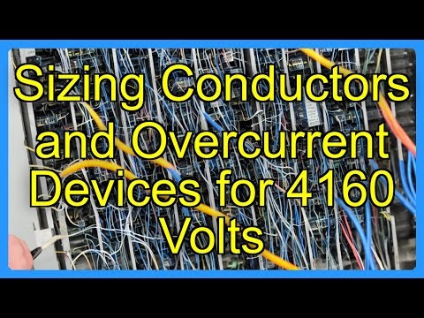 Sizing Conductors and Overcurrent Devices for 4160 Volts