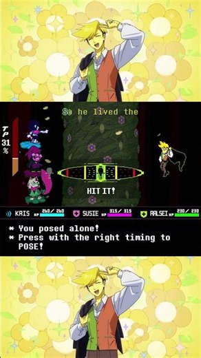 DELTARUNE Flower Man | KASA ENG Vocal Cover [FIXED, part1] with Lyrics | Boss Fight Footage