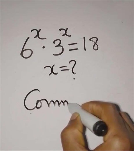 Exponential Equation #maths #solvingquadraticequations