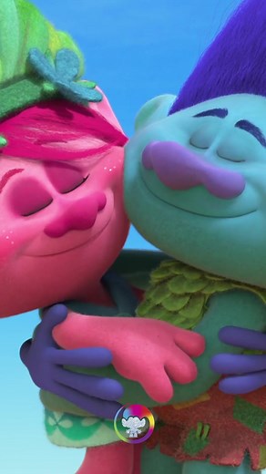 Cloud Guy can’t resist a tender moment like this! 😆 #DreamWorksTrolls