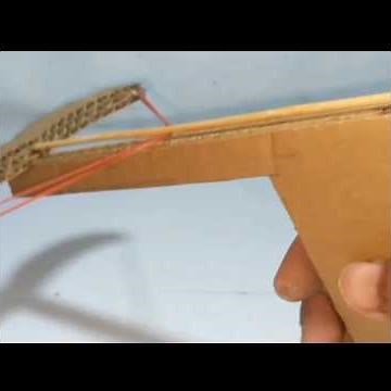 How to Make A Cardboard Crossbow EASY AT Home