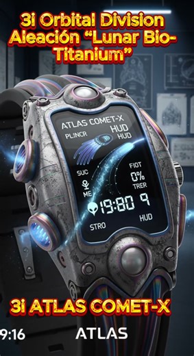 3i ATLAS COMET X - the watch inspired by the controversial 3I/ATLAS | Watch Design Master