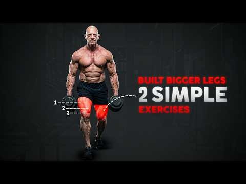 Build Bigger Legs With 2 Simple Exercises (No knee pain)