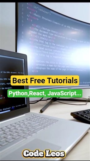 Best Free YouTube Tutorials for Python, JavaScript & Java 🔥 #shorts #coding #tutorial #python #react