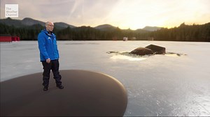 Before you think it's safe to step onto a frozen lake, watch AMHQ tomorrow morning. | The Weather Channel