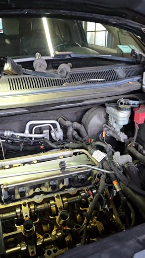 Timing chain ⛓️ removal n water pump replacement #panda #panda #followformore | Panda Panda