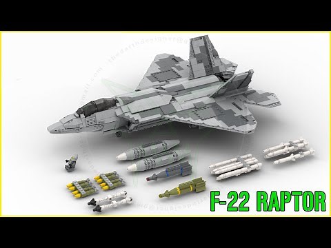 LEGO F-22 RAPTOR | 1:34 Minifig Scale | Lockheed Martin