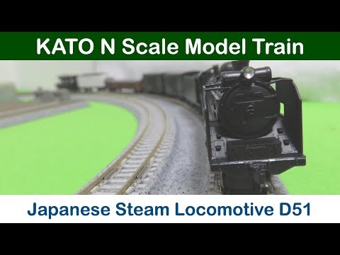 KATO N Scale Japanese Model Train Steam Locomotive D51