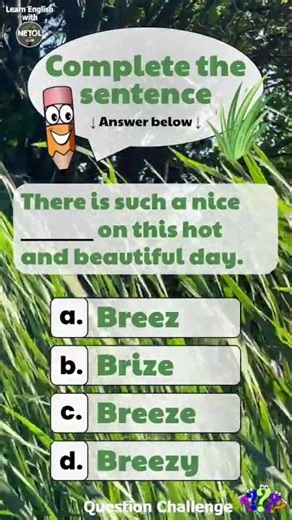 ✨ Complete the sentence 🤔