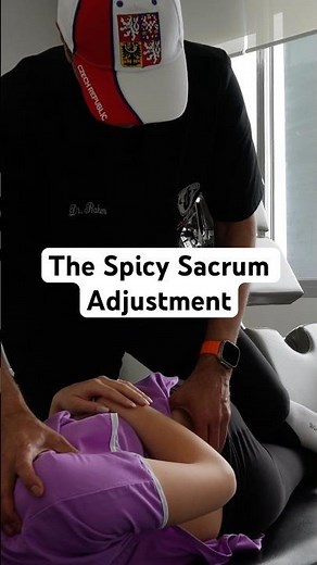The Spicy Sacrum Adjustment #chiropractic #shorts