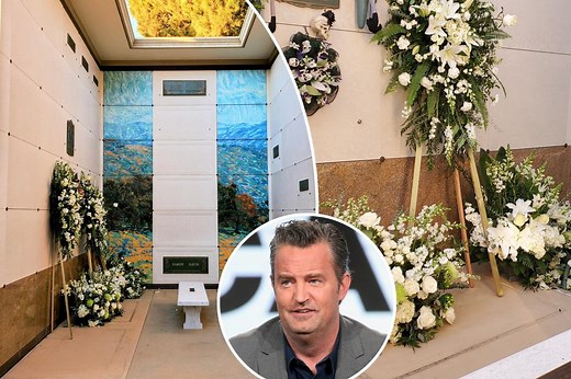 Matthew Perry buried in private, star-studded plot after funeral service