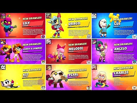 All 80 Brawlers Unlock Animation | Brawl Stars