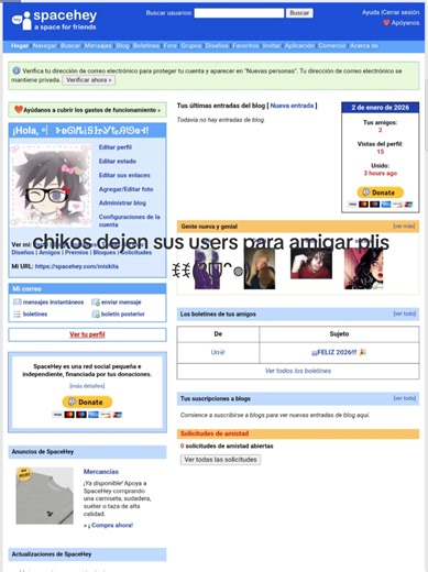 Aprendiendo a Usar SpaceHey: Conectemos y Amigemos