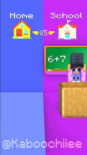 HOME 🤜 VS 🤛 SCHOOL | APHMAU IS CONFUSED 🤔🤣🤣 #aphmau